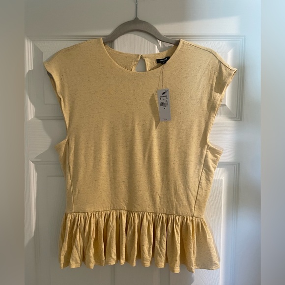 Express Peplum Tank Top NWT - Size M - Picture 3 of 6